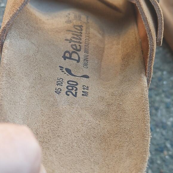 VTG Mens Birkenstock Betula FUSSBETT 290 M12 gorpcore granola - Picture 3 of 7